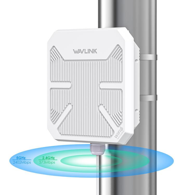 WAVLINK WN573HP3 Built-In 12dBi Directional Antenna Outdoor AX3000 Dual Band Repeater, Plug:US Plug - free shipping - PMC TechLife - Order now!