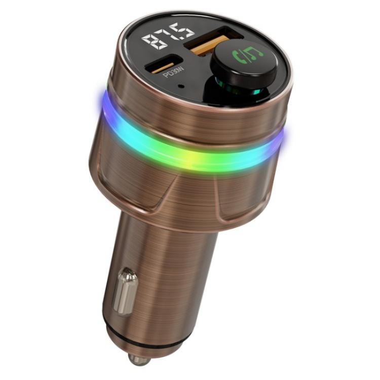 C74 Bluetooth 5.3 Car Charger PD 30W Fast Charging  with Digital Display - Car Charger by PMc TechLife | Online Shopping South Africa | PMc TechLife | Buy Now Pay Later Mobicred