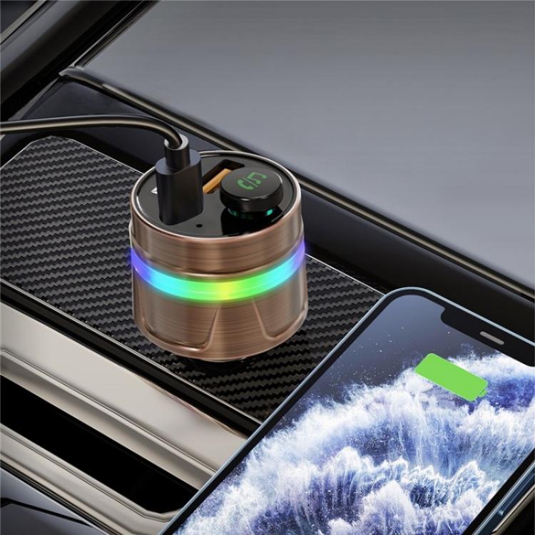 C74 Bluetooth 5.3 Car Charger PD 30W Fast Charging  with Digital Display - Car Charger by PMc TechLife | Online Shopping South Africa | PMc TechLife | Buy Now Pay Later Mobicred