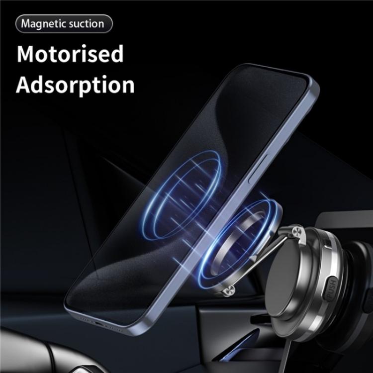 C7 Multifunctional Magnetic Phone Holder Rotatable Folding Auto Vacuum Suction Cup Phone Holder(Silver) - free shipping - PMc TechLife - Order now!