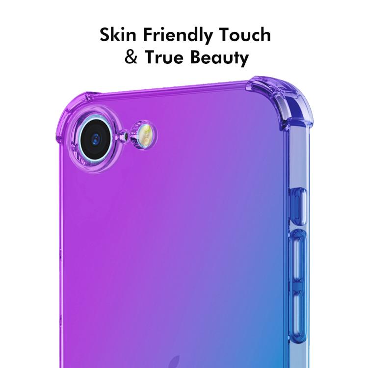 For iPhone 16e ENKAY Hat-Prince Gradient Airbag TPU Phone Case(Purple Gold) - free shipping - PMC TechLife - Order now!