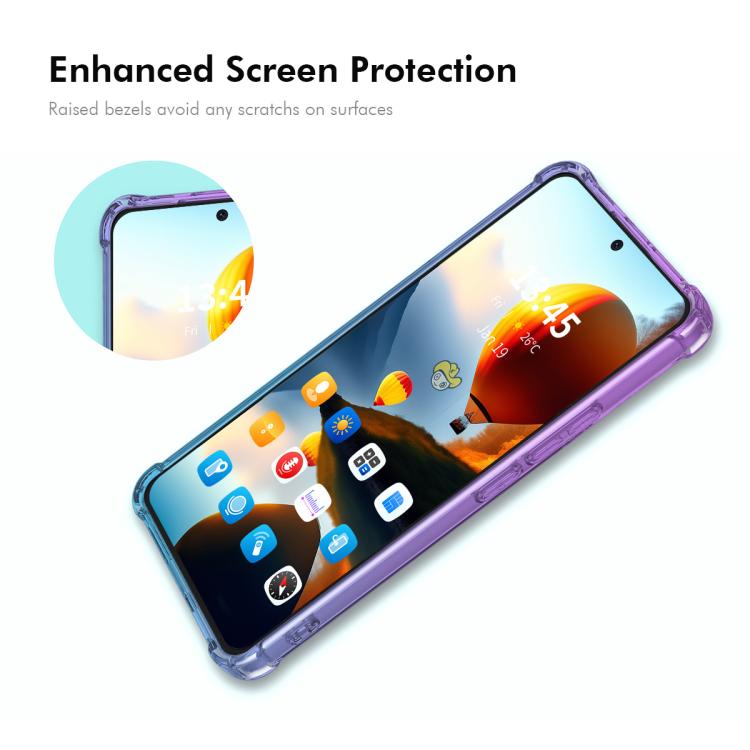 For iPhone 16e ENKAY Hat-Prince Gradient Airbag TPU Phone Case(Blue Pink) - free shipping - PMC TechLife - Order now!