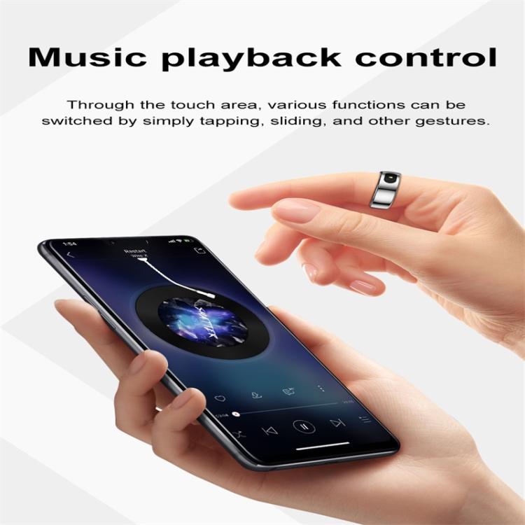R08 SIZE 9 Smart Ring, Support Heart Rate / Blood Oxygen / Sleep / Multiple Sports Modes(Black) - free shipping - PMC TechLife - Order now!