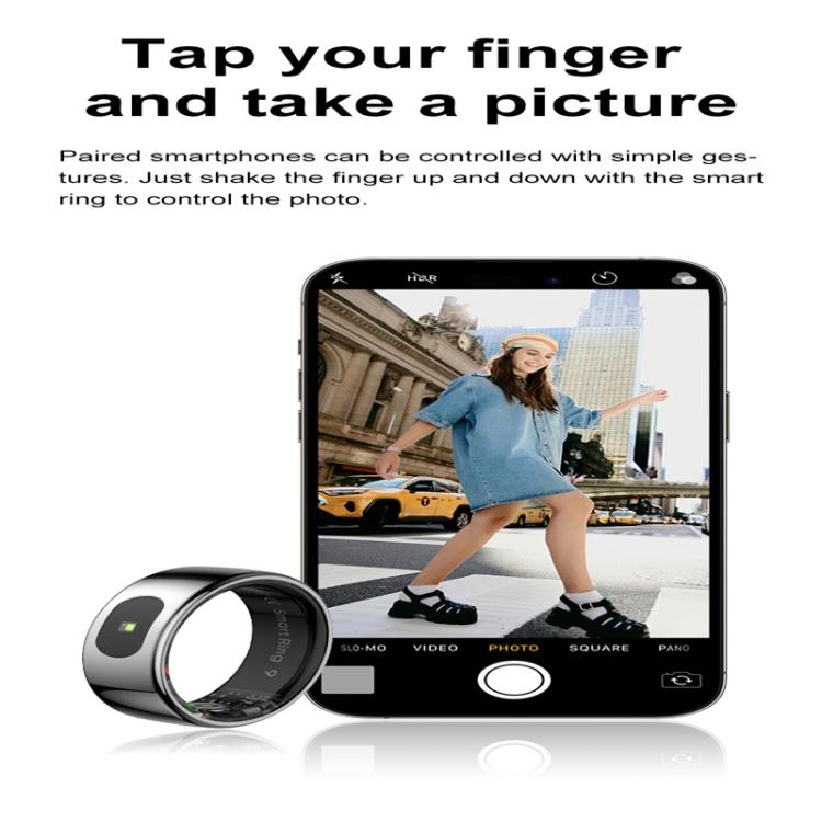 R08 SIZE 11 Smart Ring, Support Heart Rate / Blood Oxygen / Sleep / Multiple Sports Modes(Silver) - free shipping - PMC TechLife - Order now!