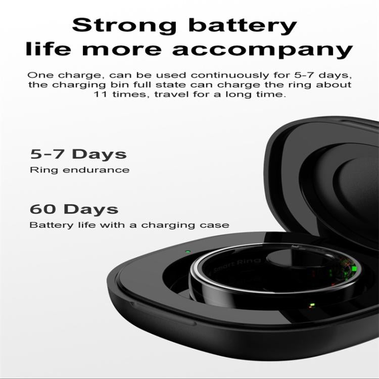 R08 SIZE 12 Smart Ring, Support Heart Rate / Blood Oxygen / Sleep / Multiple Sports Modes(Gold) - free shipping - PMC TechLife - Order now!