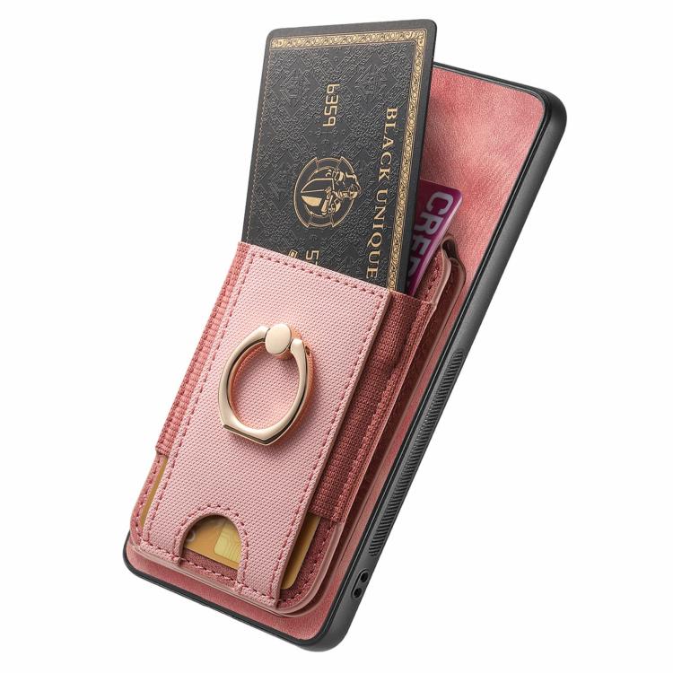 For Motorola Moto G Power 5G 2024 Retro Splitable Magnetic Stand Card Bag Leather Phone Case(Pink) - Motorola Cases by PMC TechLife | Online Shopping South Africa | PMC TechLife | Buy Now Pay Later Mobicred
