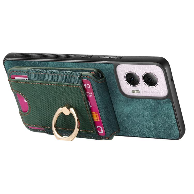 For Motorola Moto G Power 5G 2024 Retro Splitable Magnetic Stand Card Bag Leather Phone Case(Green) - Motorola Cases by PMC TechLife | Online Shopping South Africa | PMC TechLife | Buy Now Pay Later Mobicred