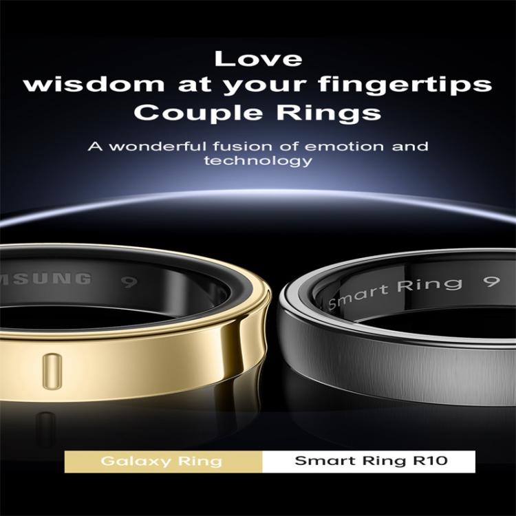 R10 SIZE 8 Smart Ring, Support Heart Rate / Blood Oxygen / Sleep / Multiple Sports Modes(Rose Gold) - free shipping - PMC TechLife - Order now!