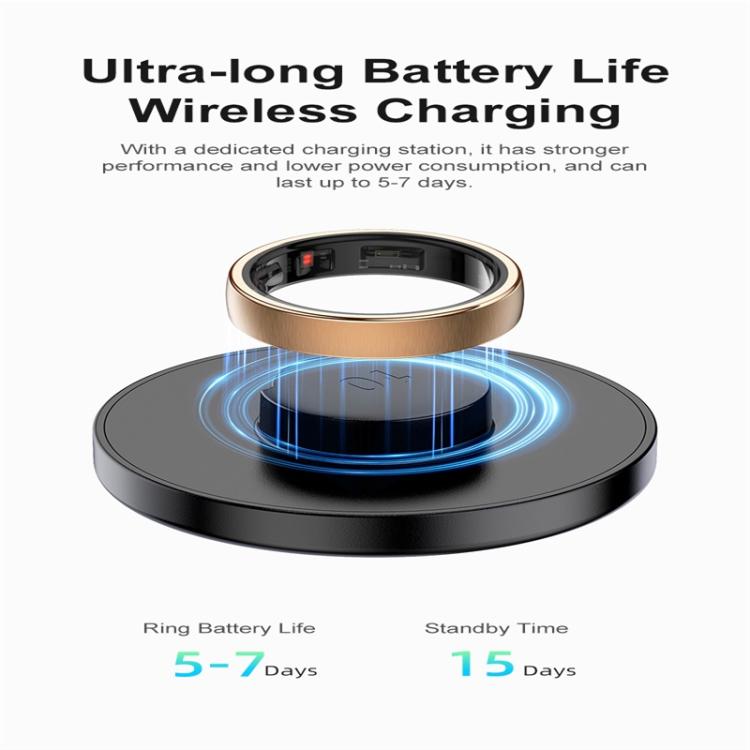 R10 SIZE 14 Smart Ring, Support Heart Rate / Blood Oxygen / Sleep / Multiple Sports Modes(Silver) - free shipping - PMC TechLife - Order now!