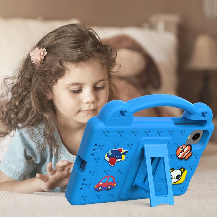 For Alldocube iPlay 60 Mini Pro Handle Kickstand Children EVA Shockproof Tablet Case(Sky Blue) - CUBE by PMC TechLife | Online Shopping South Africa | PMC TechLife | Buy Now Pay Later Mobicred
