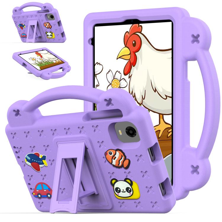 For Alldocube iPlay 60 Mini Pro Handle Kickstand Children EVA Shockproof Tablet Case(Light Purple) - CUBE by PMC TechLife | Online Shopping South Africa | PMC TechLife | Buy Now Pay Later Mobicred