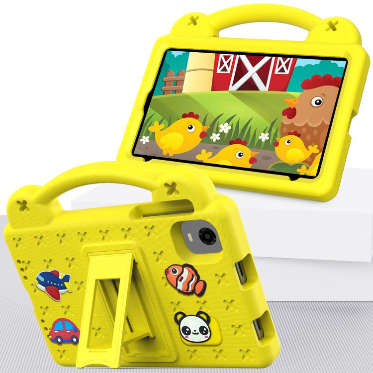 For Alldocube iPlay 60 Mini Pro Handle Kickstand Children EVA Shockproof Tablet Case(Yellow) - CUBE by PMC TechLife | Online Shopping South Africa | PMC TechLife | Buy Now Pay Later Mobicred