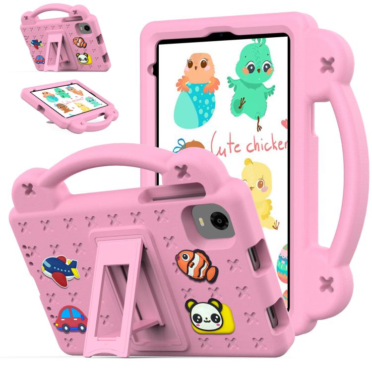 For Alldocube iPlay Mini 2 2024 Handle Kickstand Children EVA Shockproof Tablet Case(Pink) - CUBE by PMC TechLife | Online Shopping South Africa | PMC TechLife | Buy Now Pay Later Mobicred