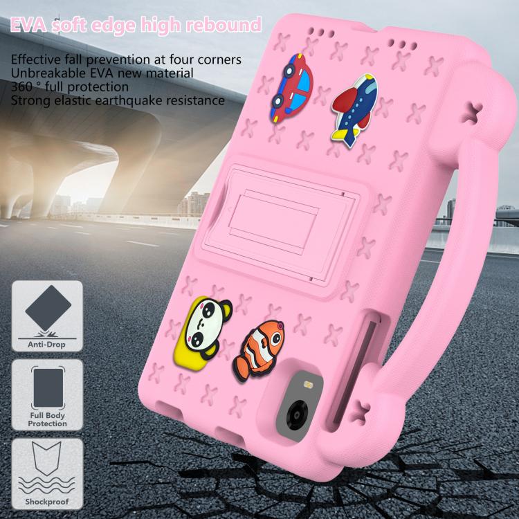 For Alldocube iPlay Mini 2 2024 Handle Kickstand Children EVA Shockproof Tablet Case(Pink) - CUBE by PMC TechLife | Online Shopping South Africa | PMC TechLife | Buy Now Pay Later Mobicred