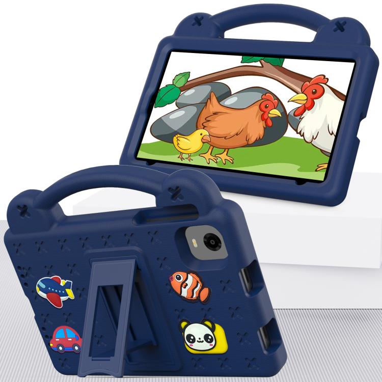 For Alldocube iPlay Mini 2 2024 Handle Kickstand Children EVA Shockproof Tablet Case(Navy Blue) - CUBE by PMC TechLife | Online Shopping South Africa | PMC TechLife | Buy Now Pay Later Mobicred