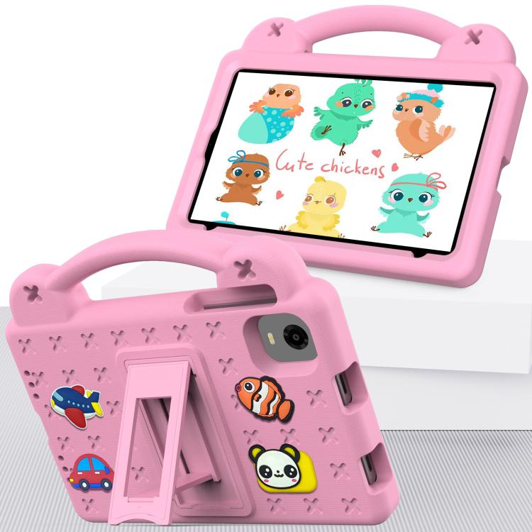 For Alldocube iPlay 60 Mini Turbo 2024 Handle Kickstand Children EVA Shockproof Tablet Case(Pink) - CUBE by PMC TechLife | Online Shopping South Africa | PMC TechLife | Buy Now Pay Later Mobicred