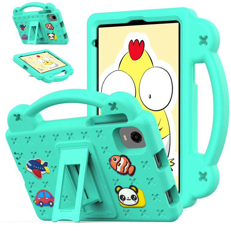 For Alldocube iPlay 60 Mini Turbo 2024 Handle Kickstand Children EVA Shockproof Tablet Case(Mint Green) - CUBE by PMC TechLife | Online Shopping South Africa | PMC TechLife | Buy Now Pay Later Mobicred