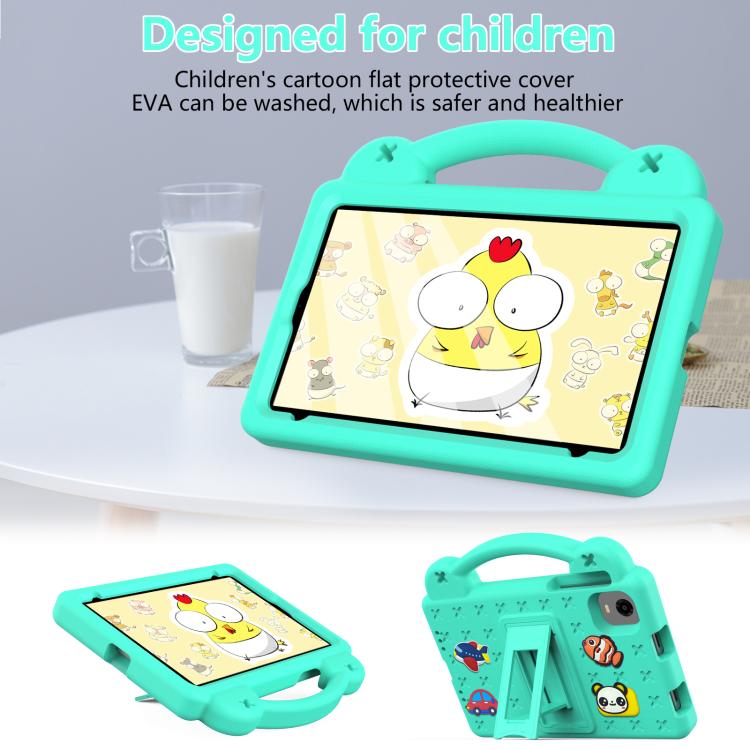For Alldocube iPlay 60 Mini Turbo 2024 Handle Kickstand Children EVA Shockproof Tablet Case(Mint Green) - CUBE by PMC TechLife | Online Shopping South Africa | PMC TechLife | Buy Now Pay Later Mobicred