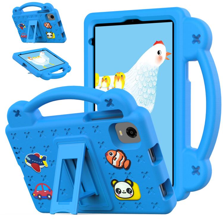 For Alldocube iPlay 60 Mini Turbo 2024 Handle Kickstand Children EVA Shockproof Tablet Case(Sky Blue) - CUBE by PMC TechLife | Online Shopping South Africa | PMC TechLife | Buy Now Pay Later Mobicred