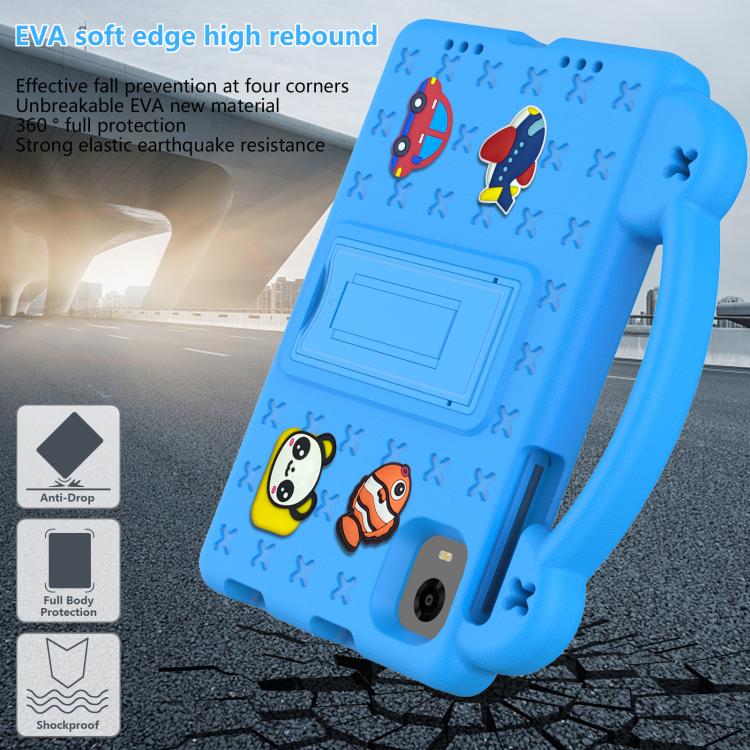 For Alldocube iPlay 60 Mini Turbo 2024 Handle Kickstand Children EVA Shockproof Tablet Case(Sky Blue) - CUBE by PMC TechLife | Online Shopping South Africa | PMC TechLife | Buy Now Pay Later Mobicred