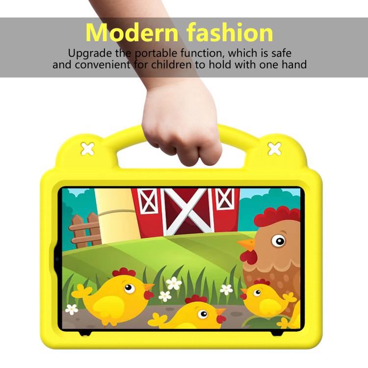 For Alldocube iPlay 60 Mini Turbo 2024 Handle Kickstand Children EVA Shockproof Tablet Case(Yellow) - CUBE by PMC TechLife | Online Shopping South Africa | PMC TechLife | Buy Now Pay Later Mobicred