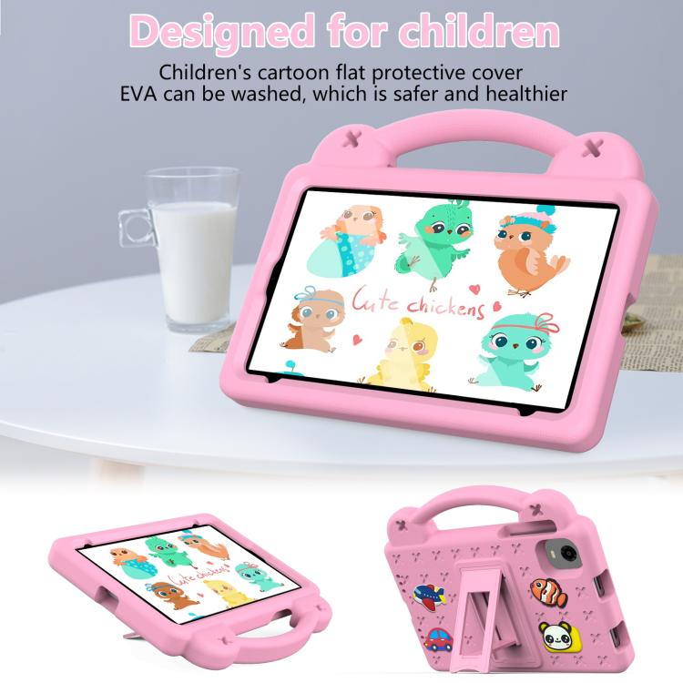 For Alldocube iPlay 50 Mini Pro 2023 8.4 Handle Kickstand Children EVA Shockproof Tablet Case(Pink) - CUBE by PMC TechLife | Online Shopping South Africa | PMC TechLife | Buy Now Pay Later Mobicred