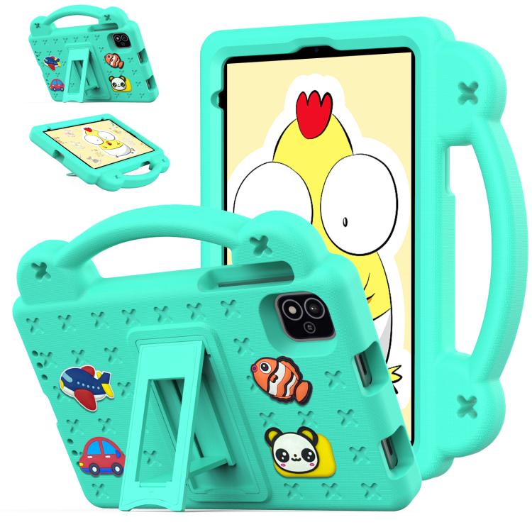 For NEC Lavie Tab T11 T1155 2024 Handle Kickstand Children EVA Shockproof Tablet Case(Mint Green) - free shipping - PMC TechLife - Order now!