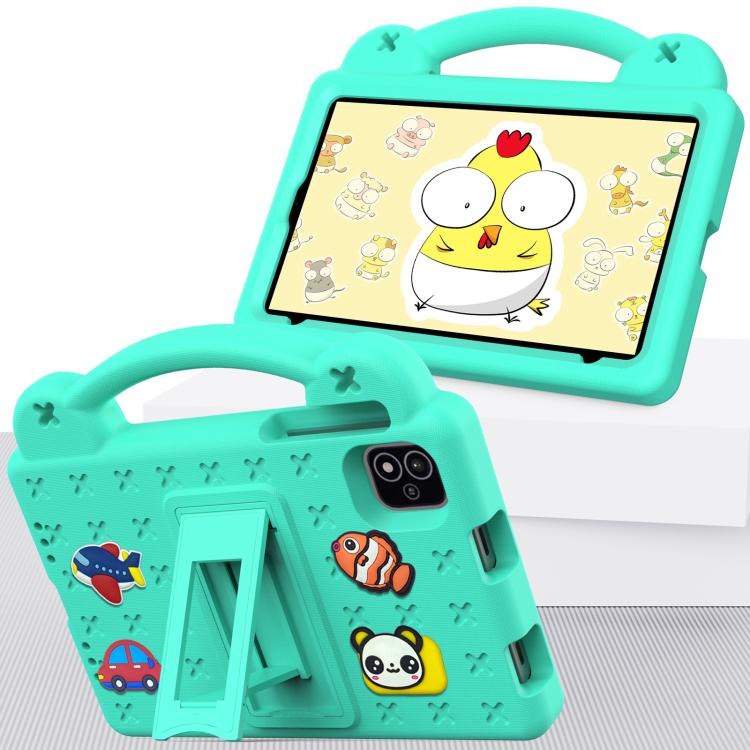 For NEC Lavie Tab T11 T1155 2024 Handle Kickstand Children EVA Shockproof Tablet Case(Mint Green) - free shipping - PMC TechLife - Order now!
