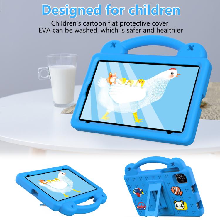 For NEC Lavie Tab T11 T1155 2024 Handle Kickstand Children EVA Shockproof Tablet Case(Sky Blue) - Others by PMC TechLife | Online Shopping South Africa | PMC TechLife | Buy Now Pay Later Mobicred