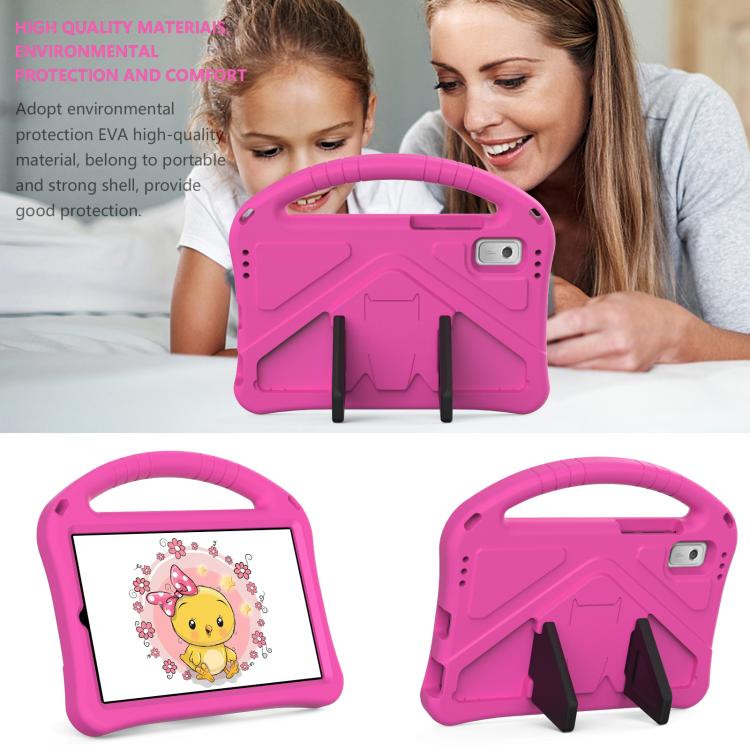 For NEC Lavie Tab T9 9 inch 2024 EVA Shockproof Tablet Case with Holder(Rose Red) - Others by PMC TechLife | Online Shopping South Africa | PMC TechLife | Buy Now Pay Later Mobicred