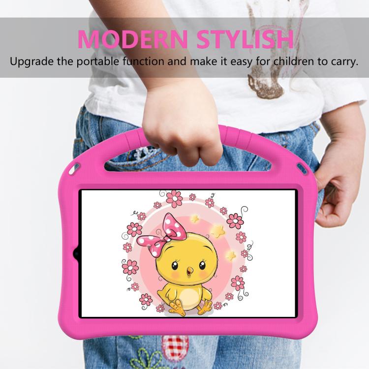 For NEC Lavie Tab T9 9 inch 2024 EVA Shockproof Tablet Case with Holder(Rose Red) - Others by PMC TechLife | Online Shopping South Africa | PMC TechLife | Buy Now Pay Later Mobicred