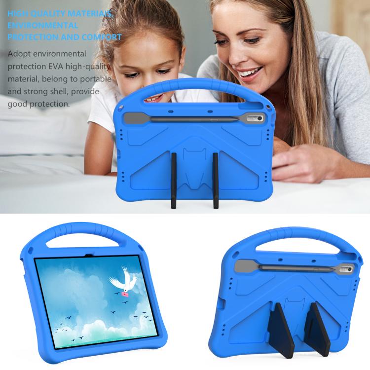 For NEC Lavie Tab T11 T1195  EVA Shockproof Tablet Case with Holder(Blue) - Others by PMC TechLife | Online Shopping South Africa | PMC TechLife | Buy Now Pay Later Mobicred