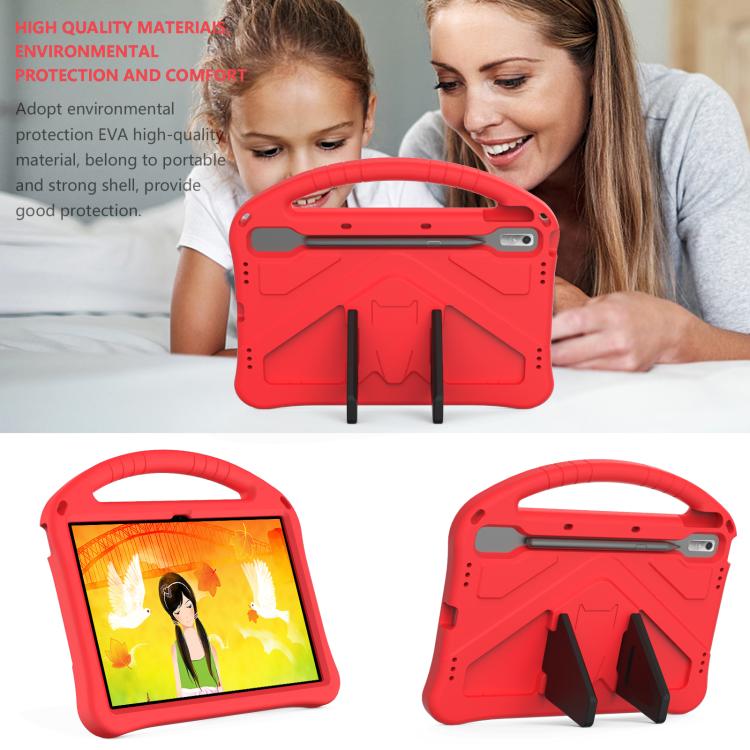 For NEC Lavie Tab T11 T1195  EVA Shockproof Tablet Case with Holder(Red) - Others by PMC TechLife | Online Shopping South Africa | PMC TechLife | Buy Now Pay Later Mobicred