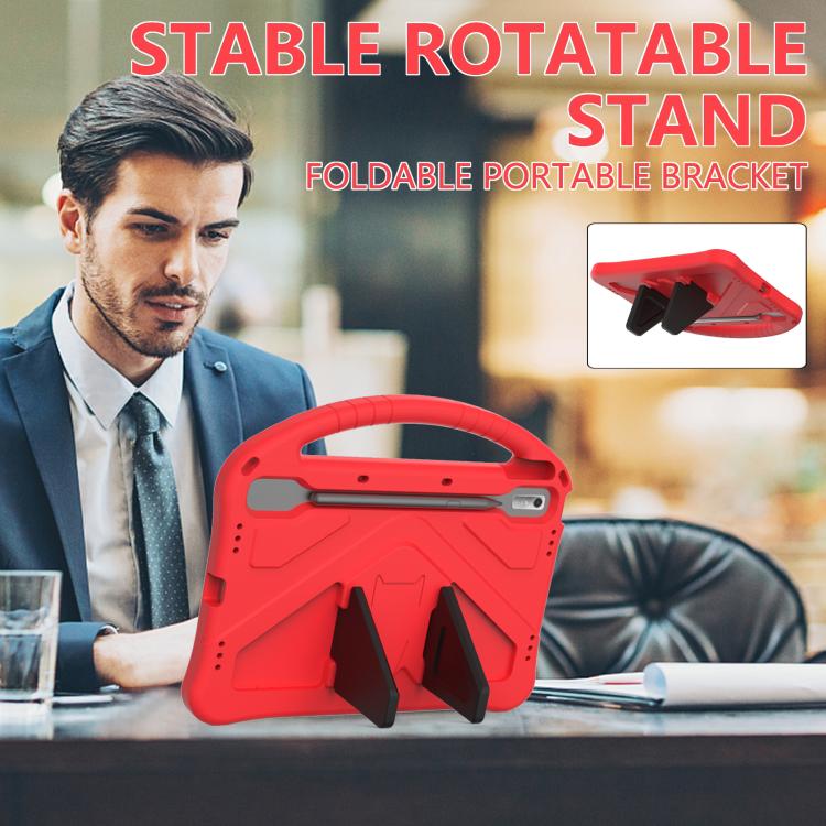 For NEC Lavie Tab T11 T1195  EVA Shockproof Tablet Case with Holder(Red) - Others by PMC TechLife | Online Shopping South Africa | PMC TechLife | Buy Now Pay Later Mobicred
