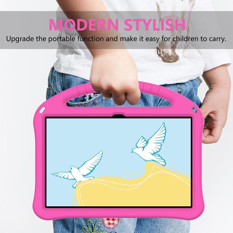 For NEC Lavie Tab T11 T1195  EVA Shockproof Tablet Case with Holder(Rose Red) - Others by PMC TechLife | Online Shopping South Africa | PMC TechLife | Buy Now Pay Later Mobicred