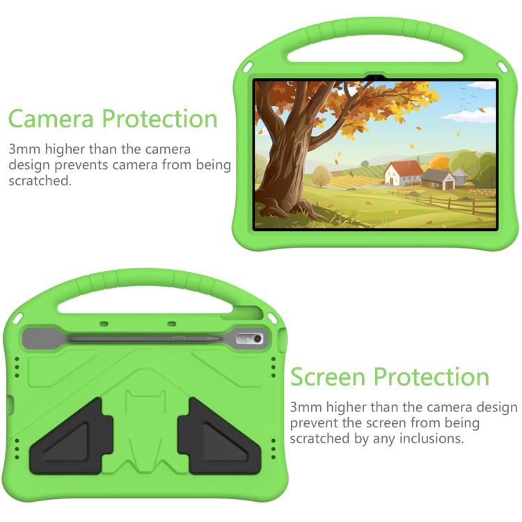 For NEC Lavie Tab T11 T1195  EVA Shockproof Tablet Case with Holder(Green) - Others by PMC TechLife | Online Shopping South Africa | PMC TechLife | Buy Now Pay Later Mobicred