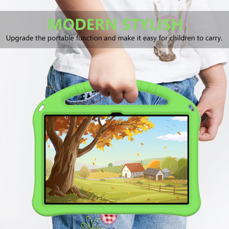 For NEC Lavie Tab T11 T1195  EVA Shockproof Tablet Case with Holder(Green) - Others by PMC TechLife | Online Shopping South Africa | PMC TechLife | Buy Now Pay Later Mobicred