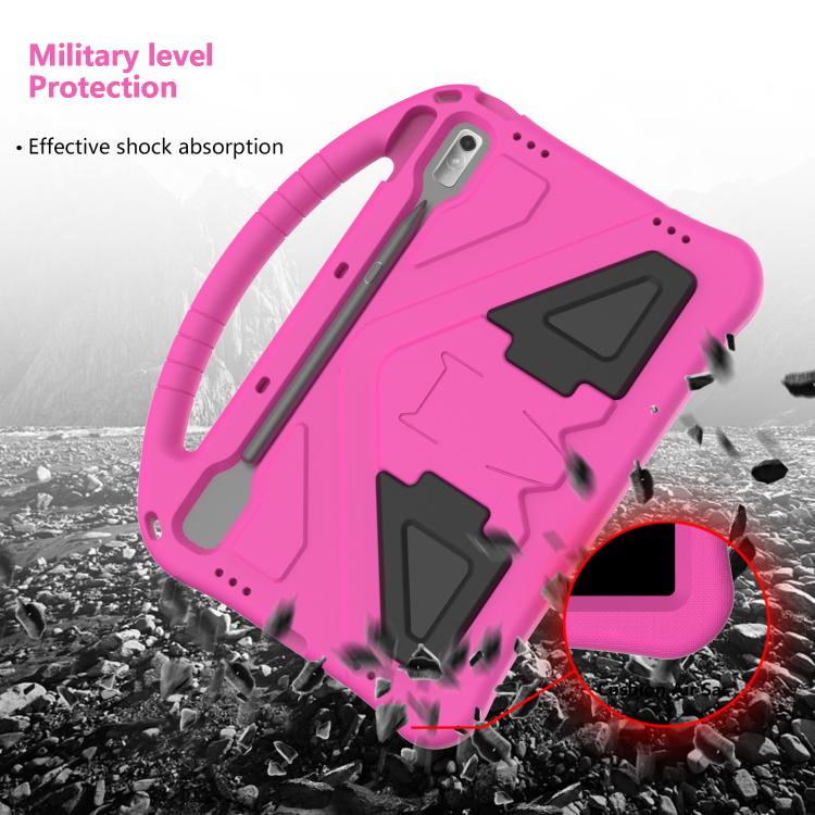 For NEC Lavie Tab T11  T1175FAS EVA Shockproof Tablet Case with Holder(Rose Red) - Others by PMC TechLife | Online Shopping South Africa | PMC TechLife | Buy Now Pay Later Mobicred