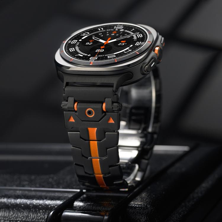 For Samsung Galaxy Watch 7 Ultra 47mm Stainless Steel Butterfly Buckle Metal Watch Band(Silver) - free shipping - PMC TechLife - Order now!