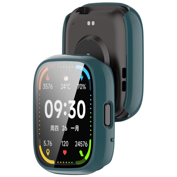 For Lexin Watch 3 Tempered Film Integrated PC Watch Protective Case(Pine Green) - Watch Case by PMC TechLife | Online Shopping South Africa | PMC TechLife | Buy Now Pay Later Mobicred