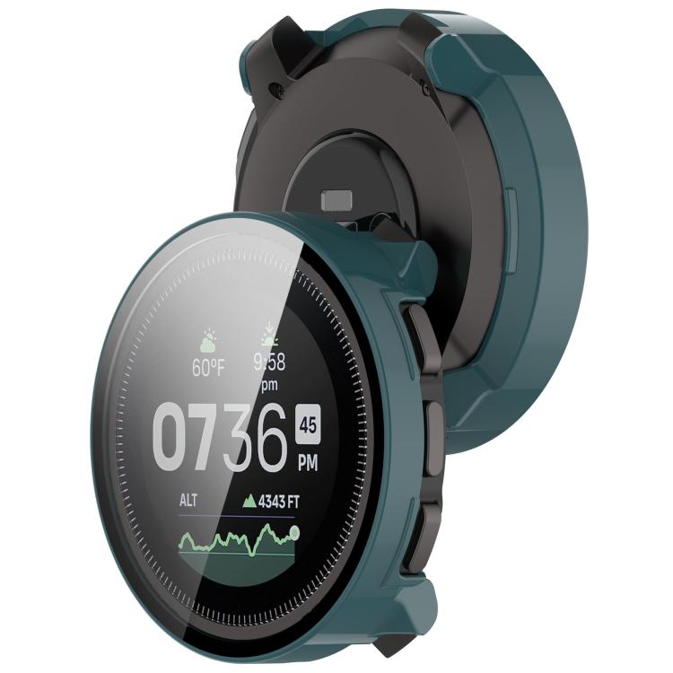 For Suunto Vertical Tempered Film Integrated PC Watch Protective Case(Pine Green) - Watch Case by PMC TechLife | Online Shopping South Africa | PMC TechLife | Buy Now Pay Later Mobicred