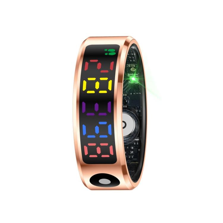 R12 SIZE 9 Smart Ring, Support Heart Rate / Blood Oxygen / Sleep / Multiple Sports Modes(Gold) - free shipping - PMC TechLife - Order now!