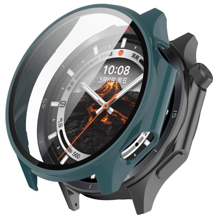 For OPPO Watch X2 Tempered Film Integrated PC Watch Protective Case(Pine Green) - Watch Case by PMC TechLife | Online Shopping South Africa | PMC TechLife | Buy Now Pay Later Mobicred