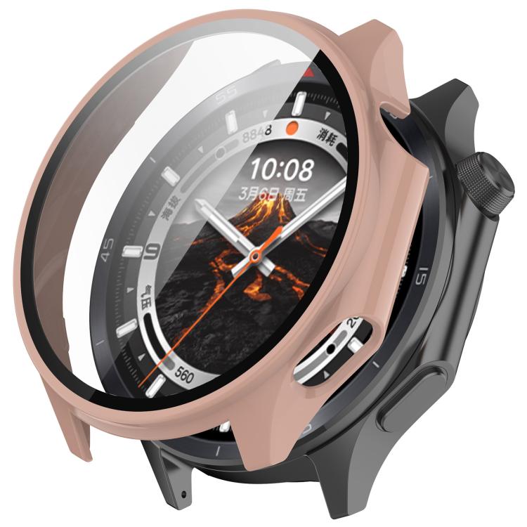 For OPPO Watch X2 Tempered Film Integrated PC Watch Protective Case(Cherry Pink) - Watch Case by PMC TechLife | Online Shopping South Africa | PMC TechLife | Buy Now Pay Later Mobicred