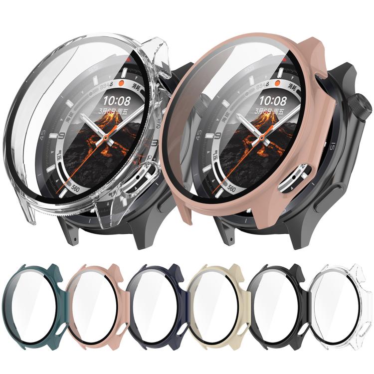 For OPPO Watch X2 Tempered Film Integrated PC Watch Protective Case(Transparency) - Watch Case by PMC TechLife | Online Shopping South Africa | PMC TechLife | Buy Now Pay Later Mobicred