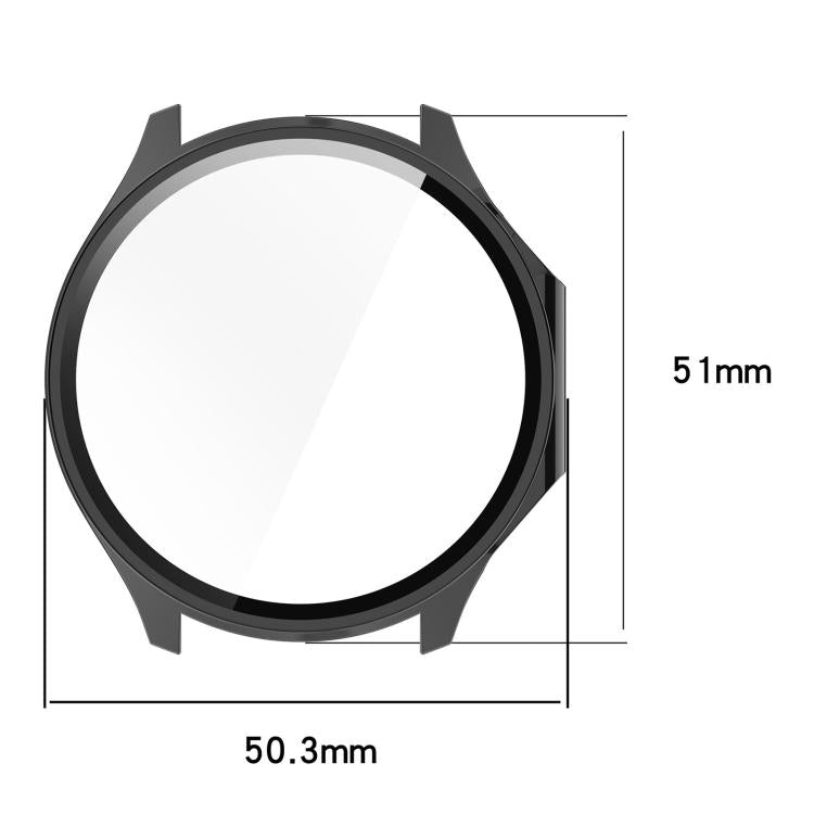 For OPPO Watch X2 Tempered Film Integrated PC Watch Protective Case(Transparency) - Watch Case by PMC TechLife | Online Shopping South Africa | PMC TechLife | Buy Now Pay Later Mobicred