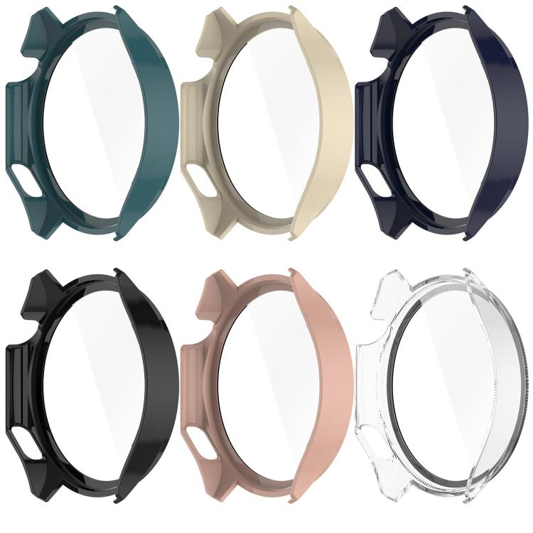 For OPPO Watch X2 Tempered Film Integrated PC Watch Protective Case(Ivory White) - Watch Case by PMC TechLife | Online Shopping South Africa | PMC TechLife | Buy Now Pay Later Mobicred