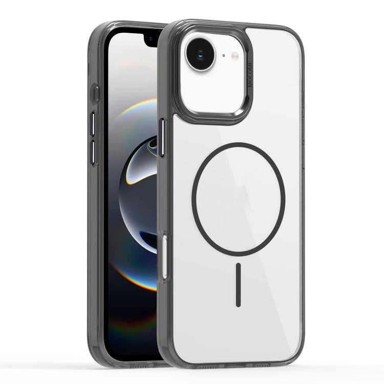 For iPhone 16e Star Shield Thin Circle MagSafe Phone Case(Black) - iPhone 16e Cases by PMC TechLife | Online Shopping South Africa | PMC TechLife | Buy Now Pay Later Mobicred