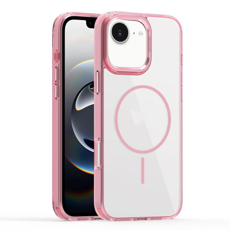 For iPhone 16e Star Shield Thin Circle MagSafe Phone Case(Pink) - iPhone 16e Cases by PMC TechLife | Online Shopping South Africa | PMC TechLife | Buy Now Pay Later Mobicred