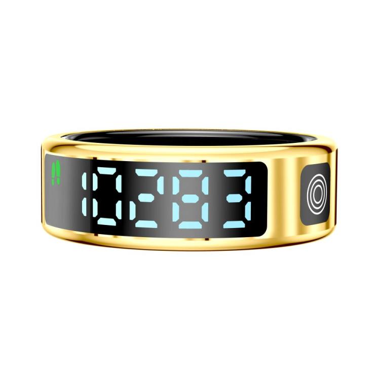 SR08 SIZE 10 Smart Ring, Support Hand Gestures Control / Health Monitoring / Multiple Sports Modes(Gold) - free shipping - PMC TechLife - Order now!